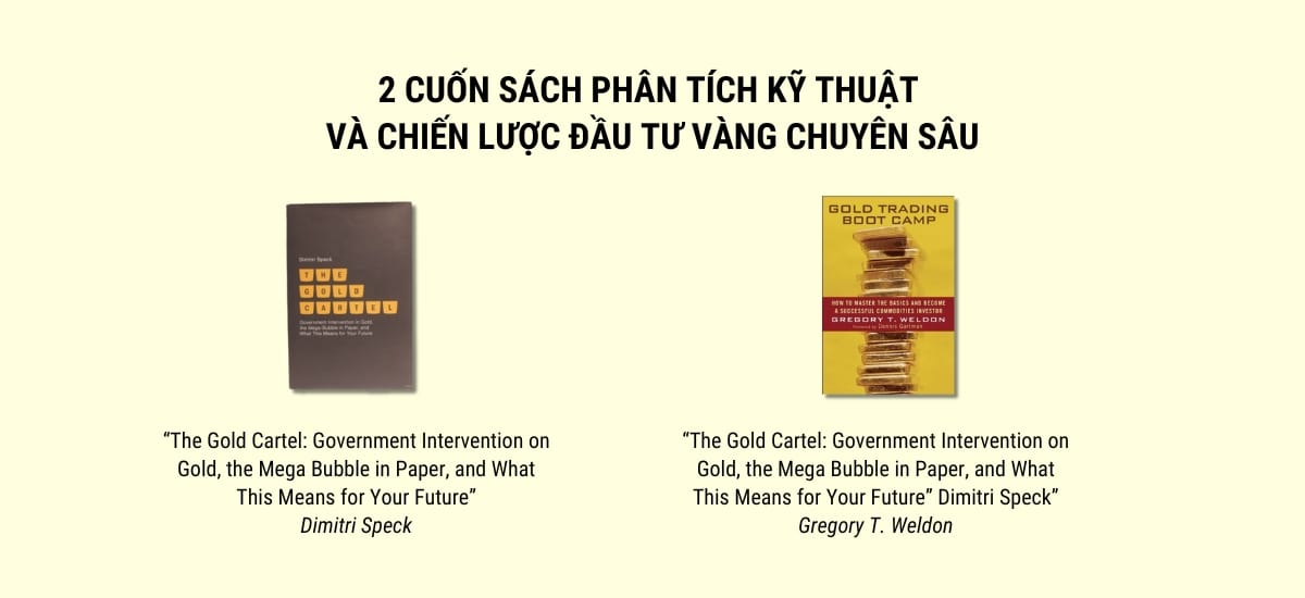 Sách về đầu tư vàng: 2 cuốn sách về phân tích kỹ thuật và chiến lược đầu tư vàng chuyên sâu