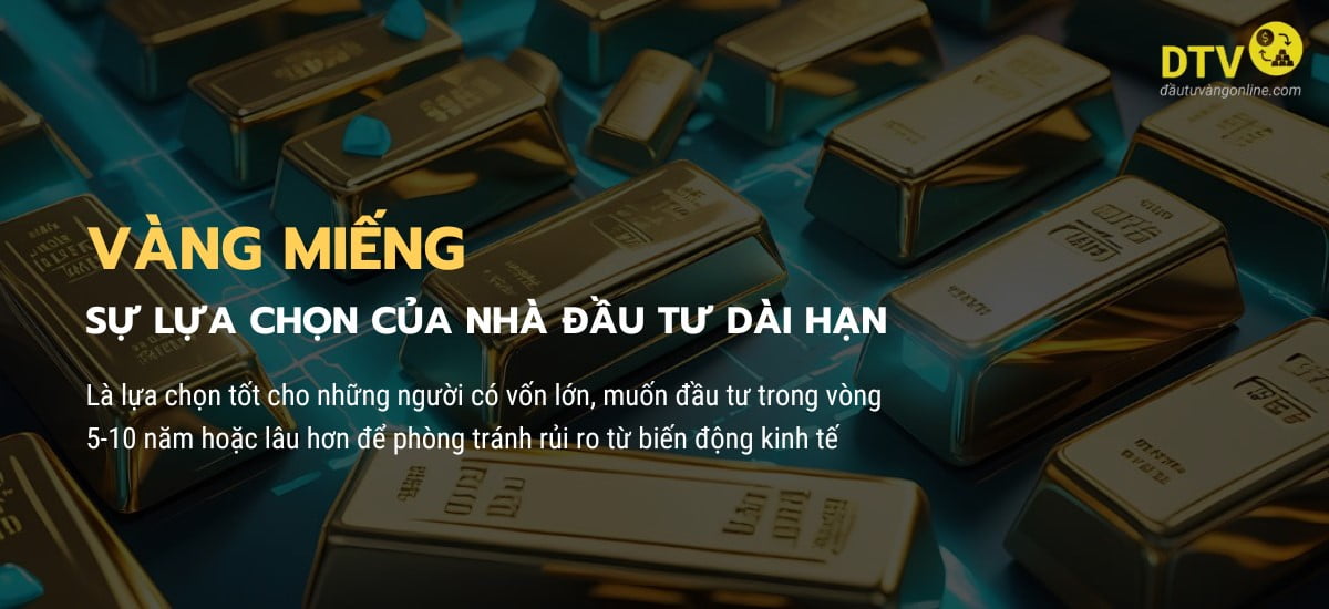 Nên đầu tư vàng miếng hay vàng nhẫn