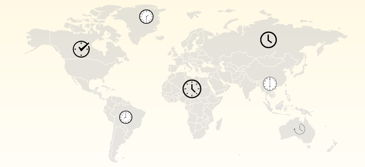Múi giờ và sự khác biệt giữa các quốc gia